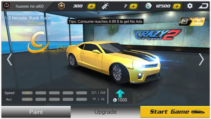 Crazy for Speed 2 android App screenshot 0